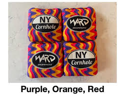 NY Cornhole Oval Pro Bags (Set of 8)