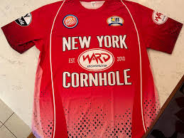 NY Cornhole Pro Jersey (Red)